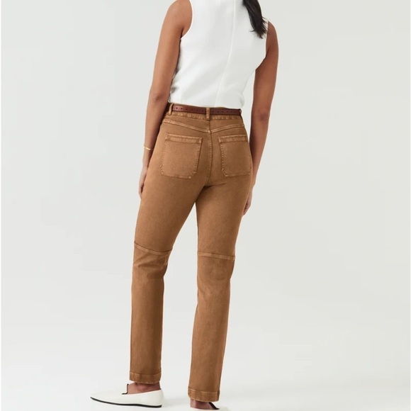 Spanx Stretch Twill Straight Leg Pant - XSP - Picture 1 of 8